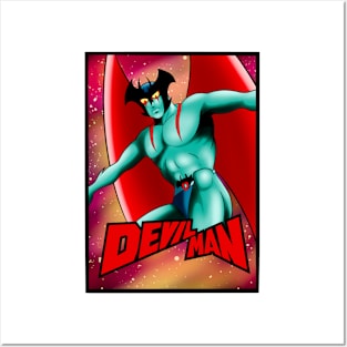 Classic Devilman Posters and Art